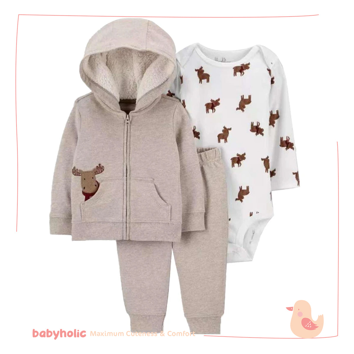 3-Piece Fleece Jacket Set