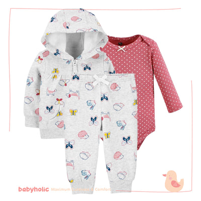 3-Piece Fleece Jacket Set