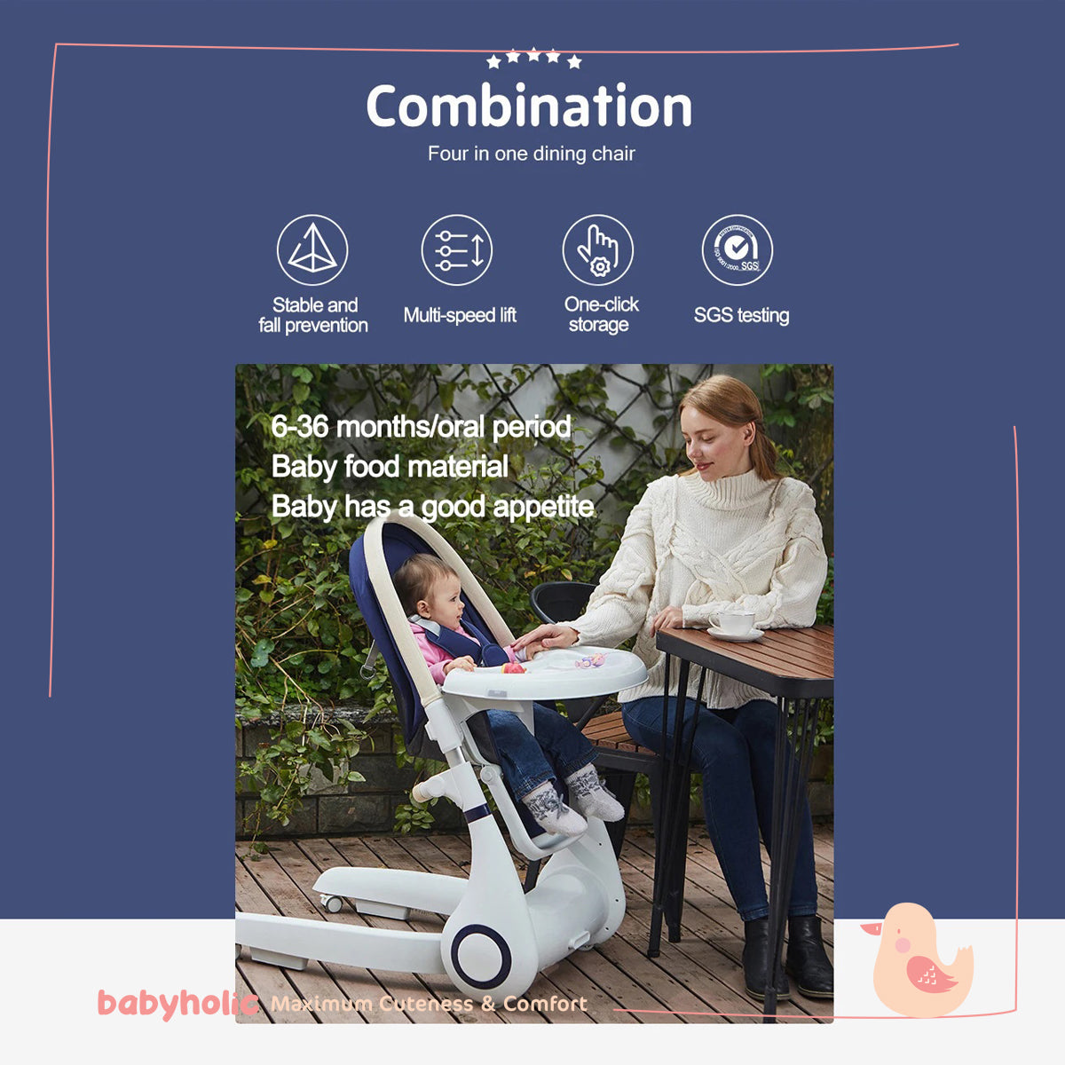 4 in 1 Baby Chair