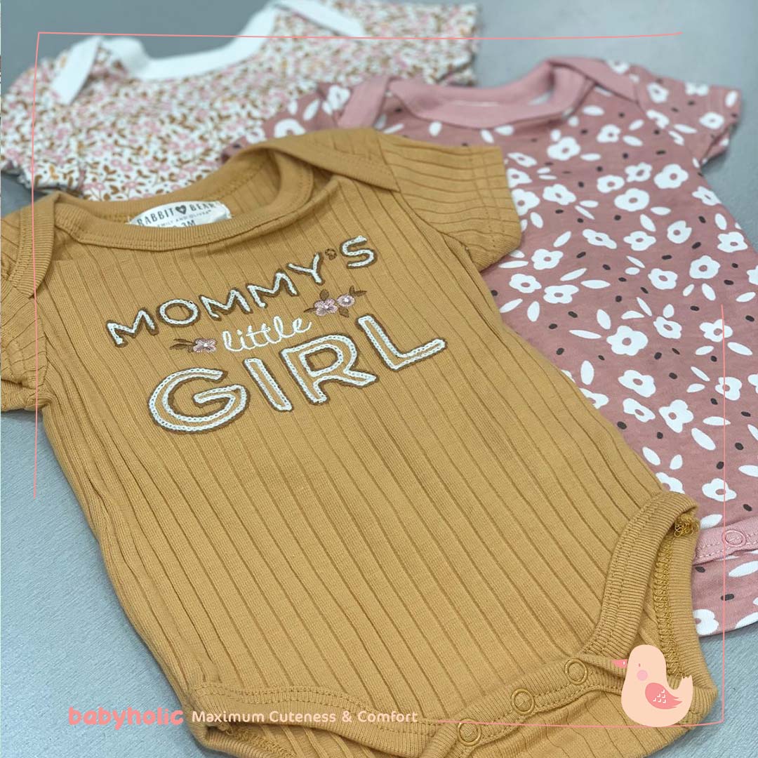 Bodysuit Short Sleeves 3 PCS