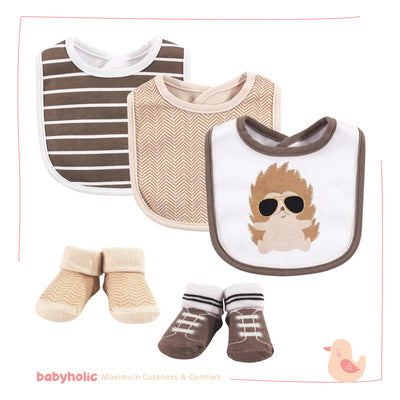 Baby Bibs & Socks Set