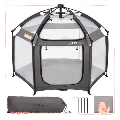 Playpen for children with balls
