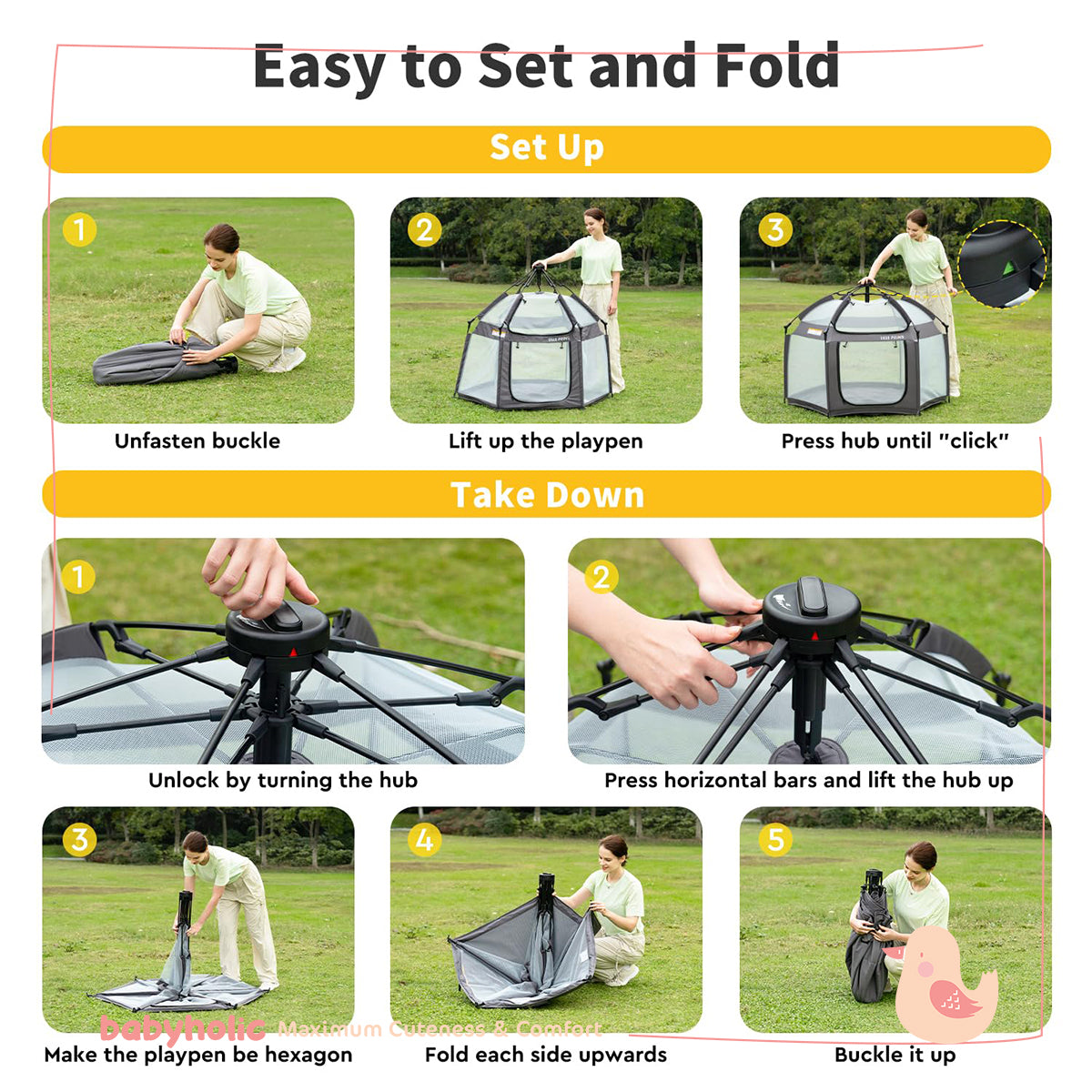 Playpen for children with balls