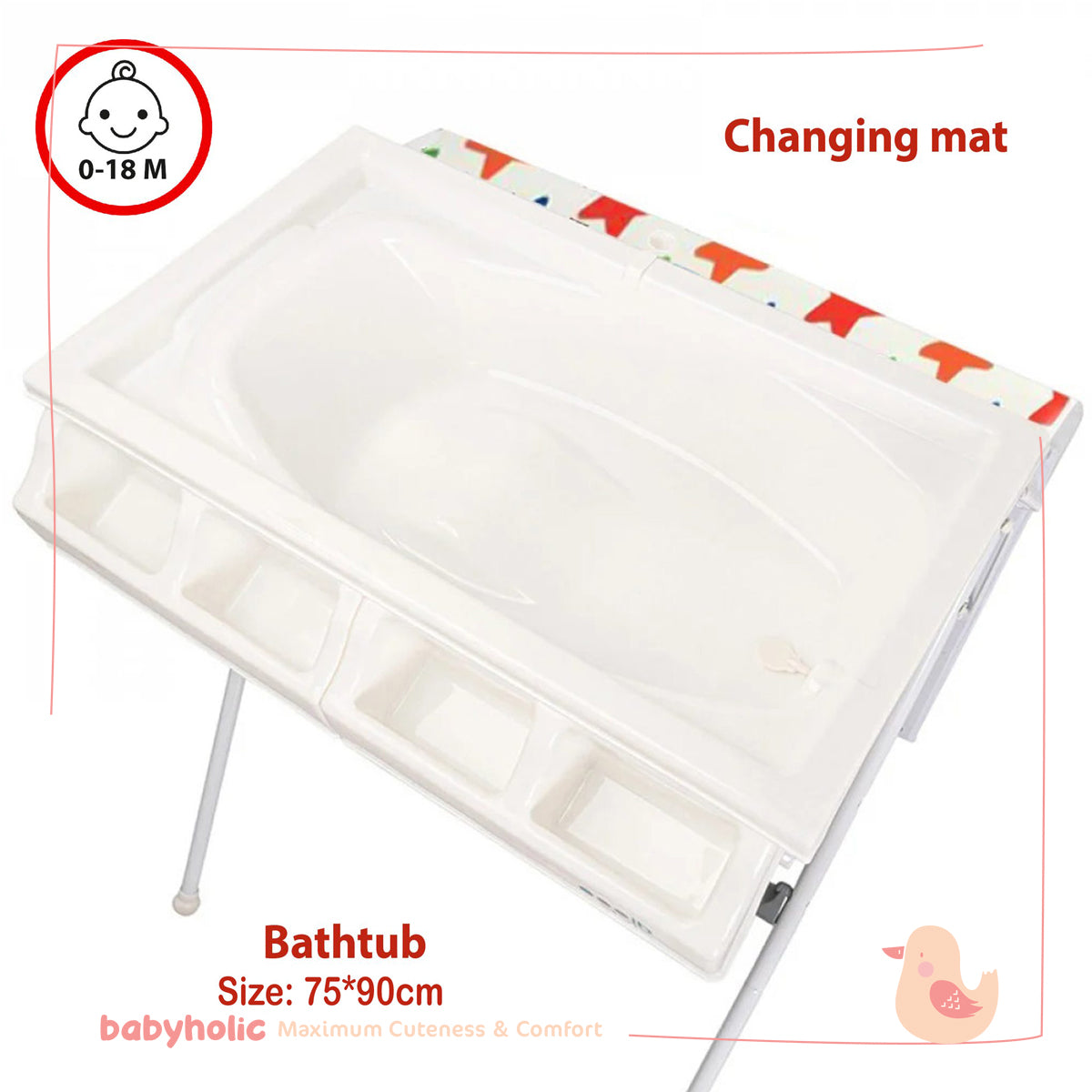 Optimal – Baby Bath & Changing Table