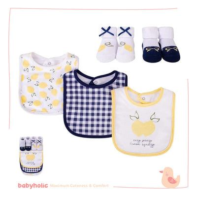 Baby Bibs & Socks Set
