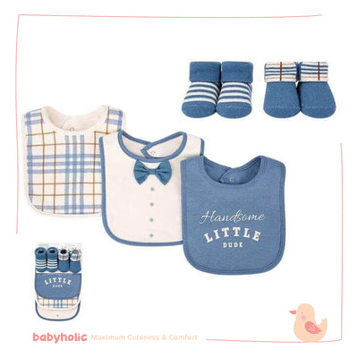 Baby Bibs & Socks Set