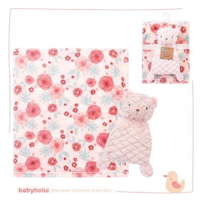 Baby Fleece Blanket with Toy