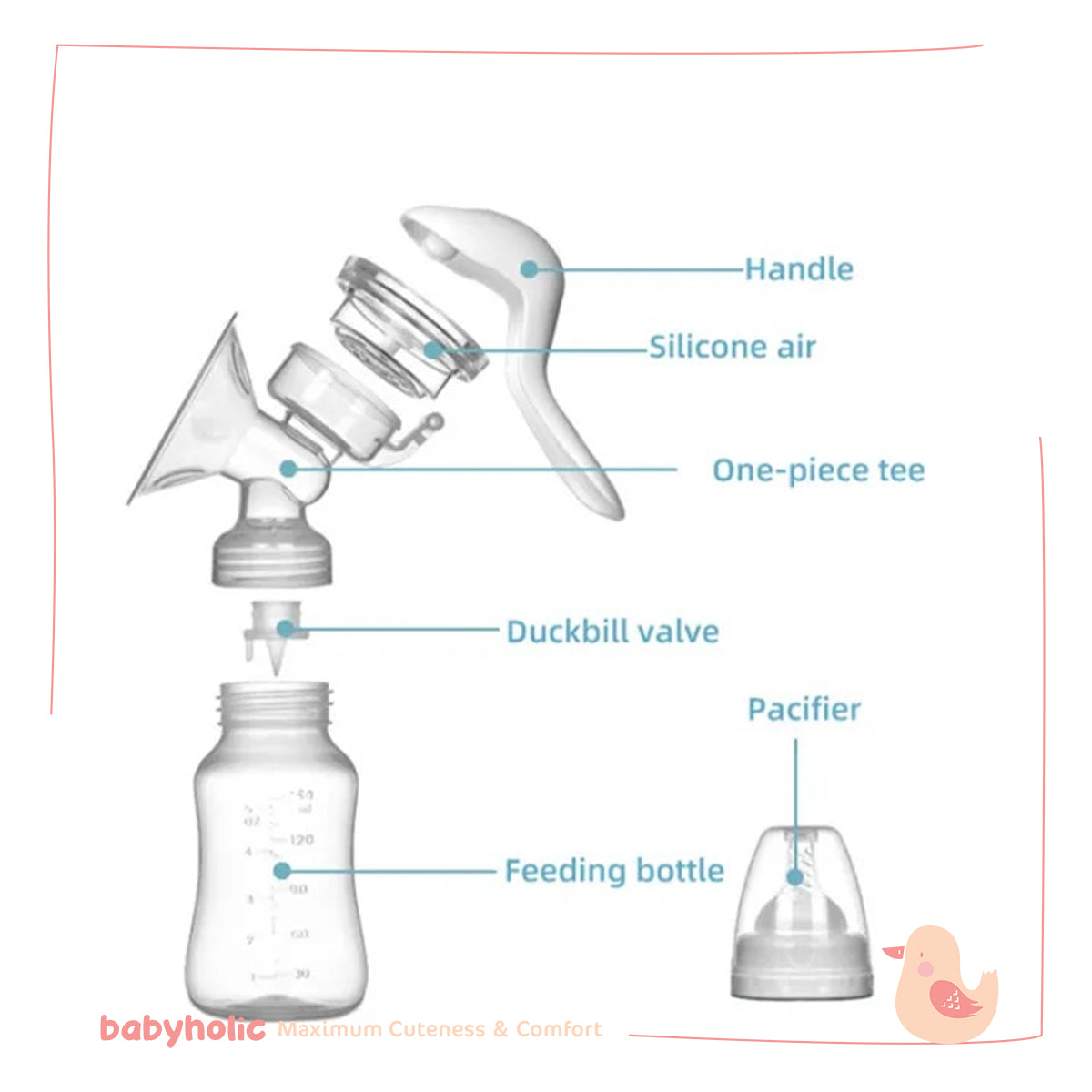 Manual Massage Breast Pump