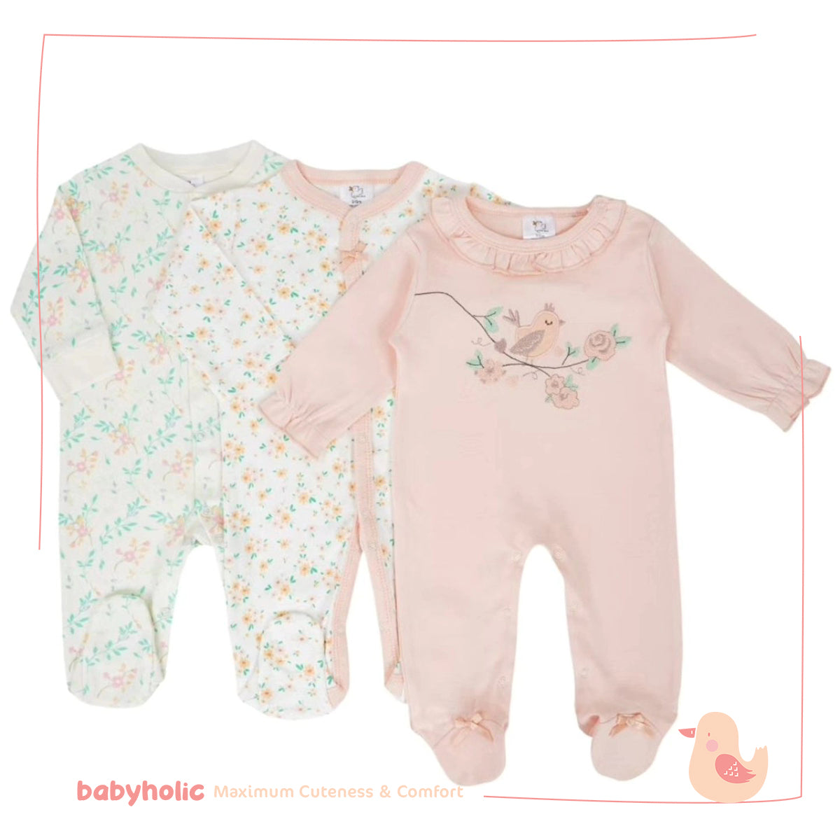 Cotton Overall Set of 3 PCS