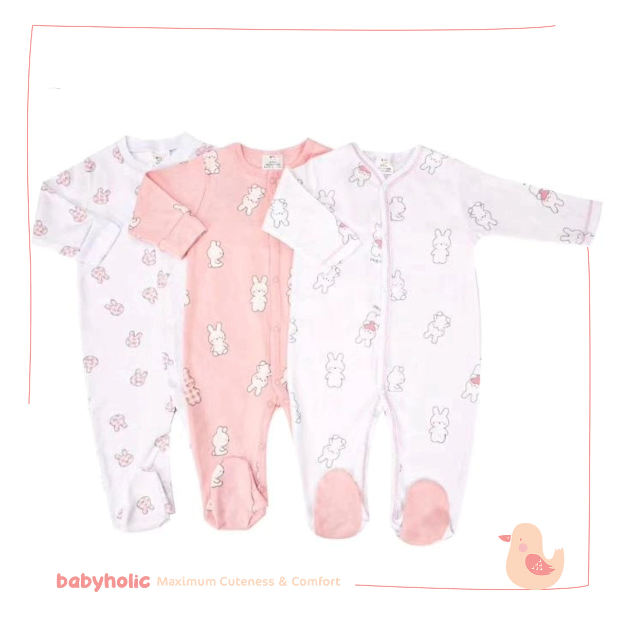 Cotton Overall Set of 3 PCS