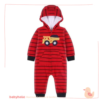Fleece Overall - Hooded