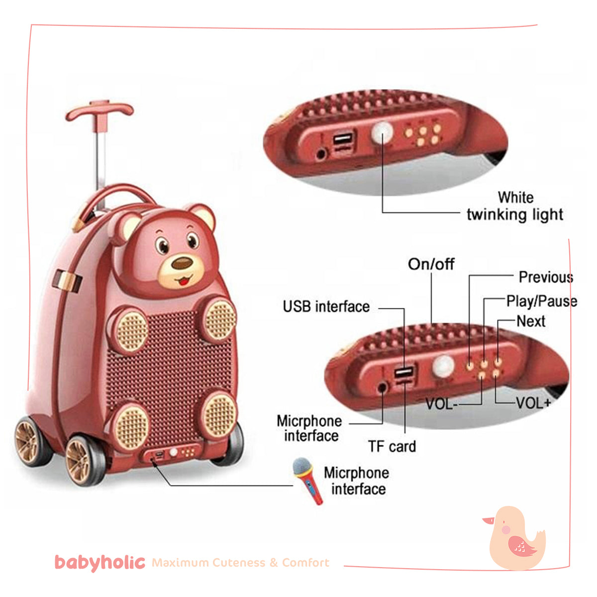 Trolley Luggage Kids Toy
