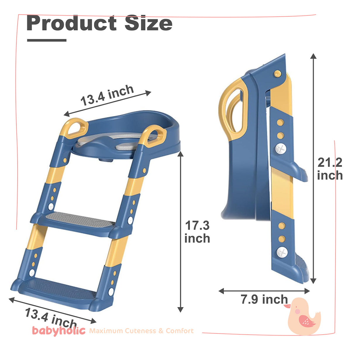 Children's toilet chair and ladder
