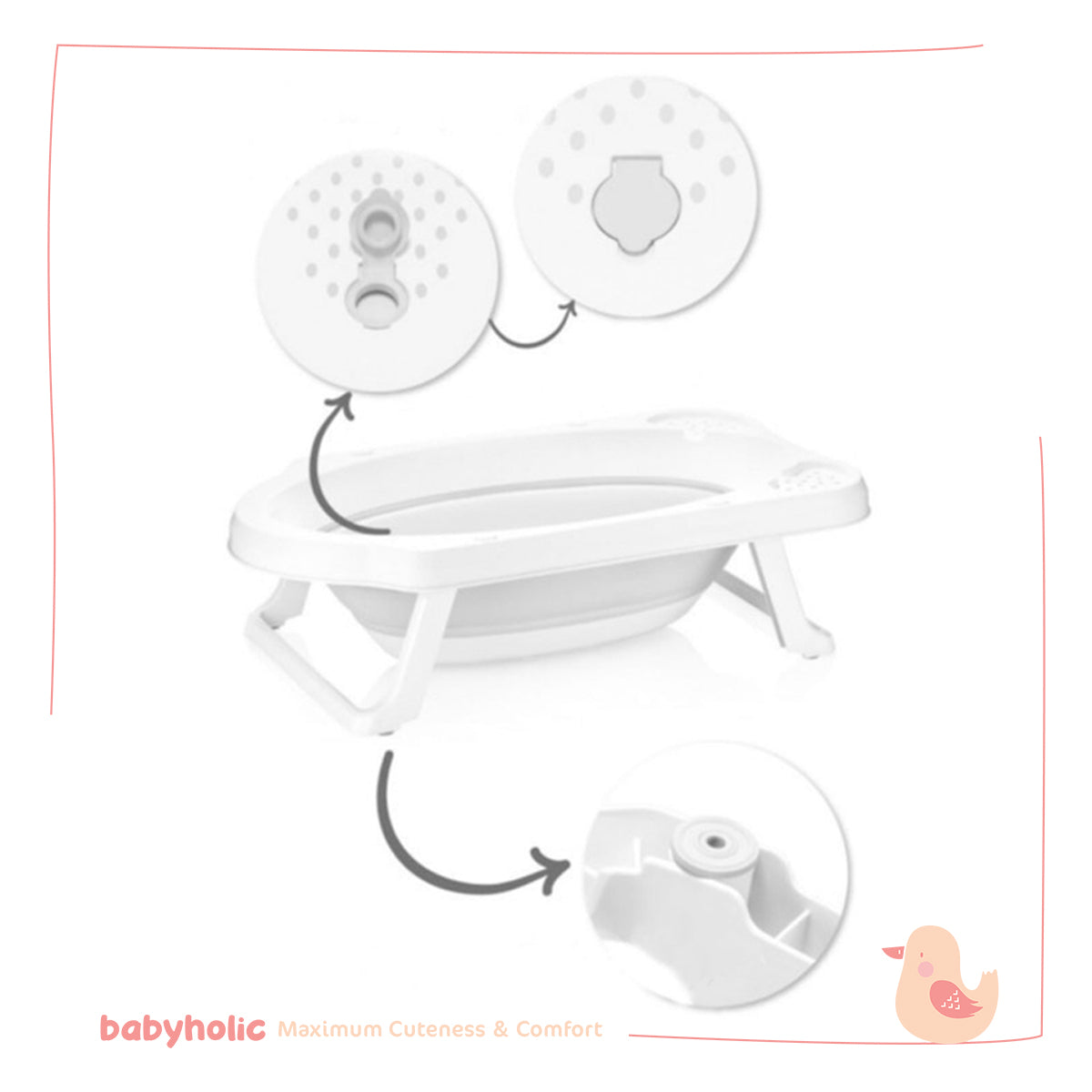 Baby Foldable Bathtub