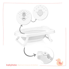 Baby Foldable Bathtub set