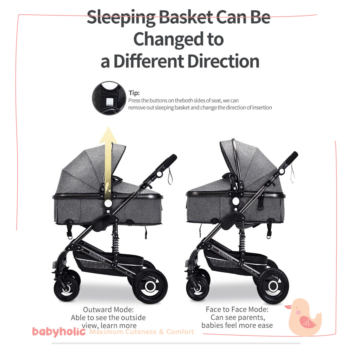 Baby Stroller 3 in 1