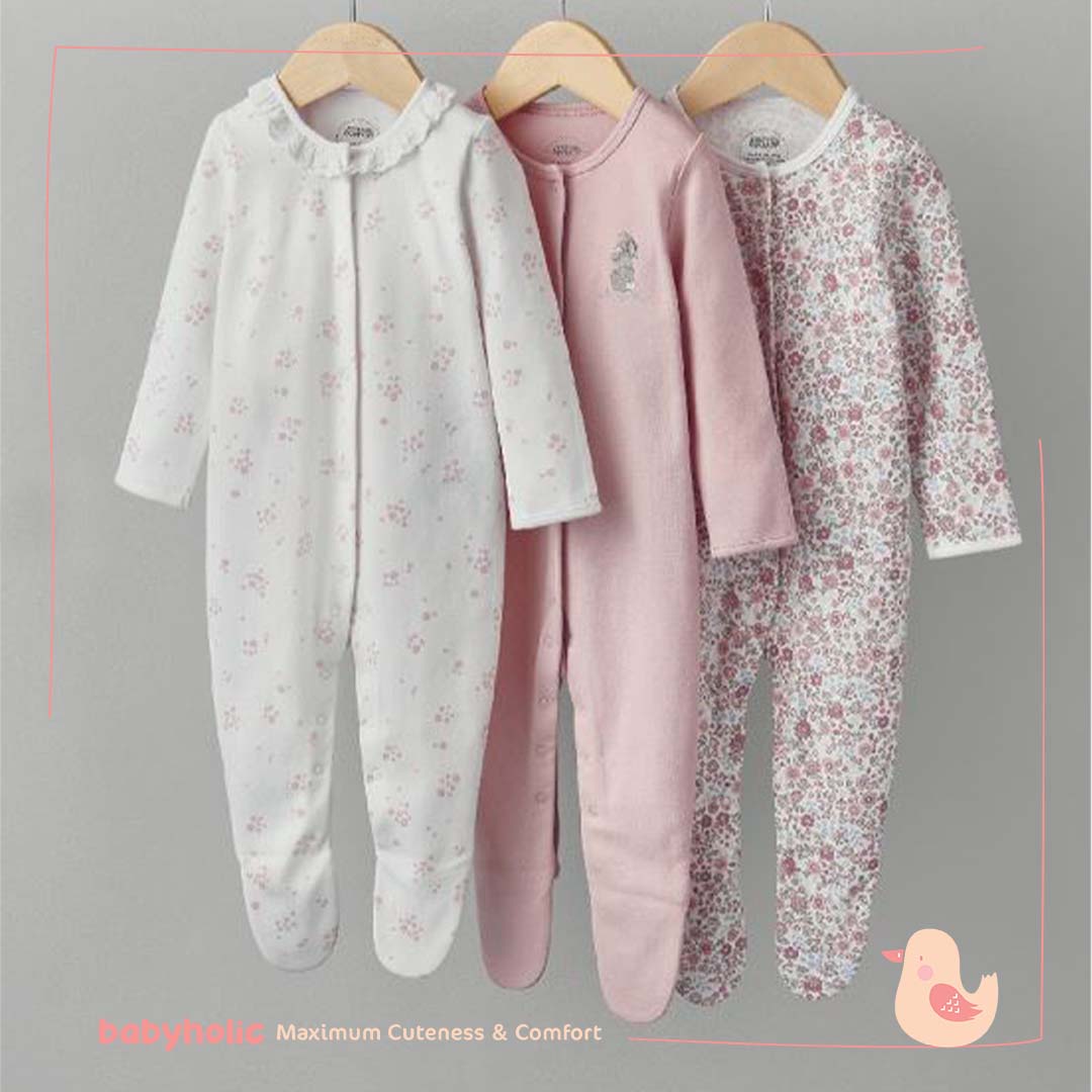 Cotton Overall Set of 3 PCS