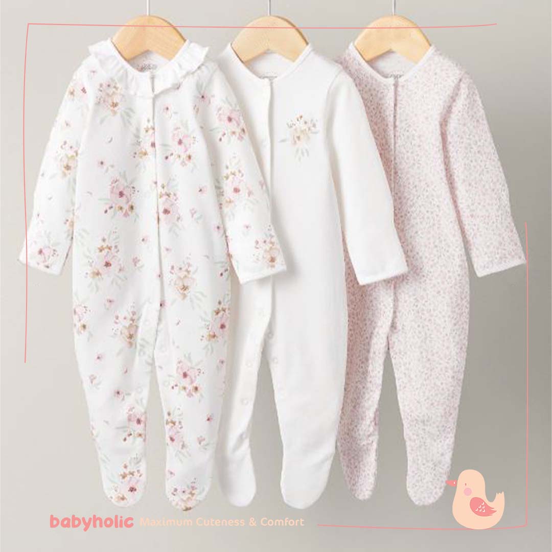 Cotton Overall Set of 3 PCS