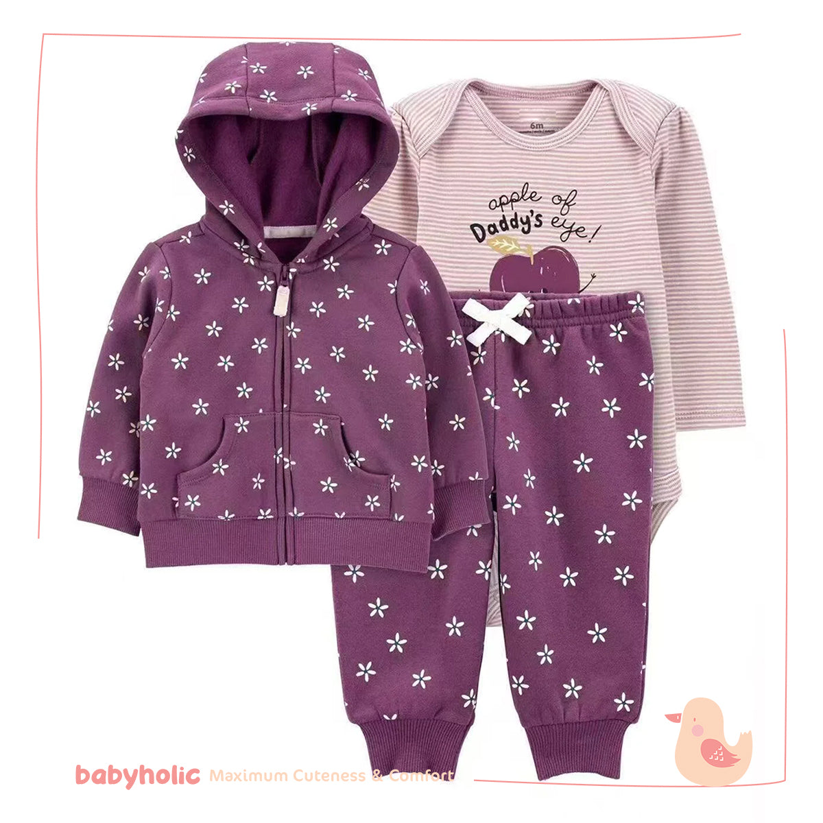 3-Piece Fleece Jacket Set