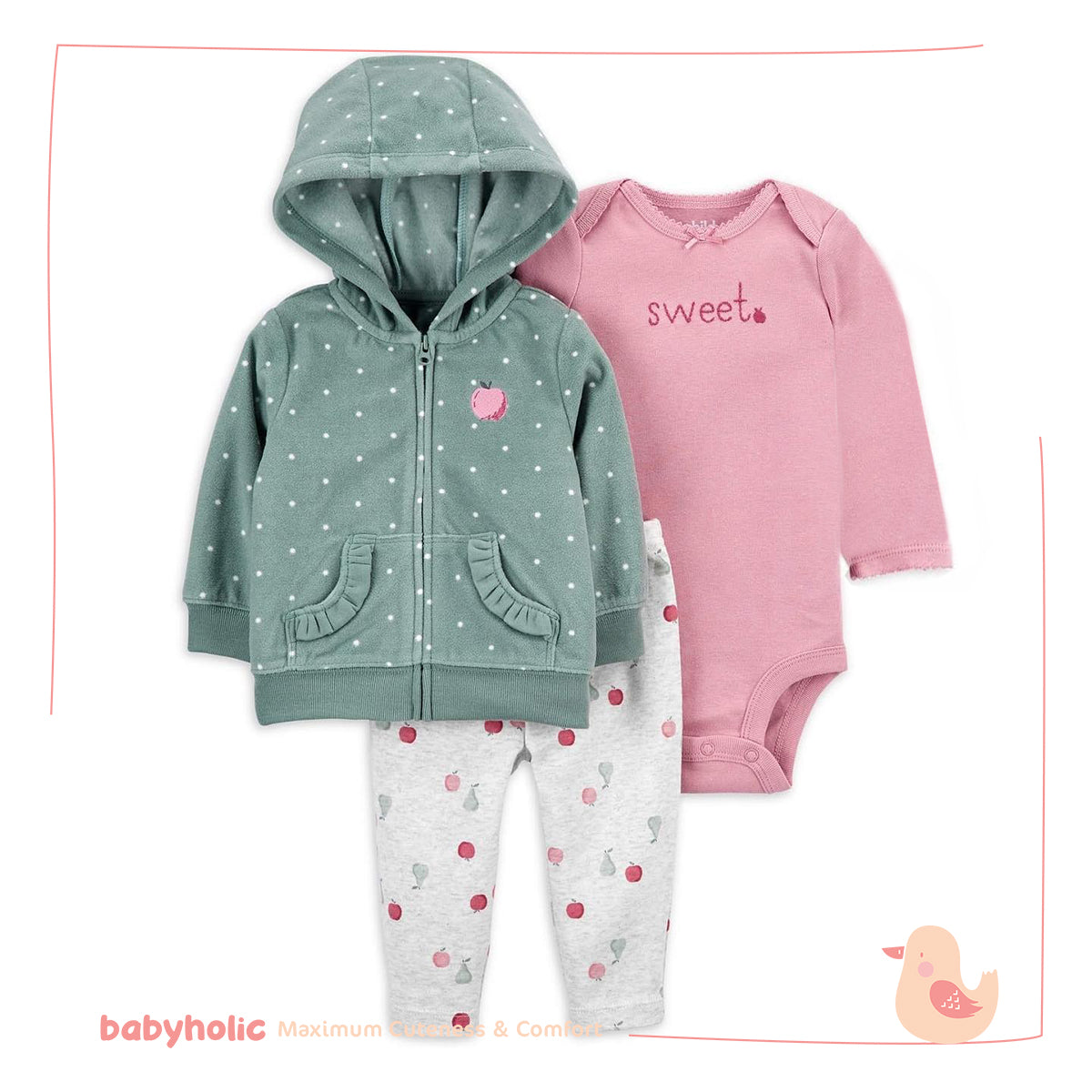 3-Piece Fleece Jacket Set