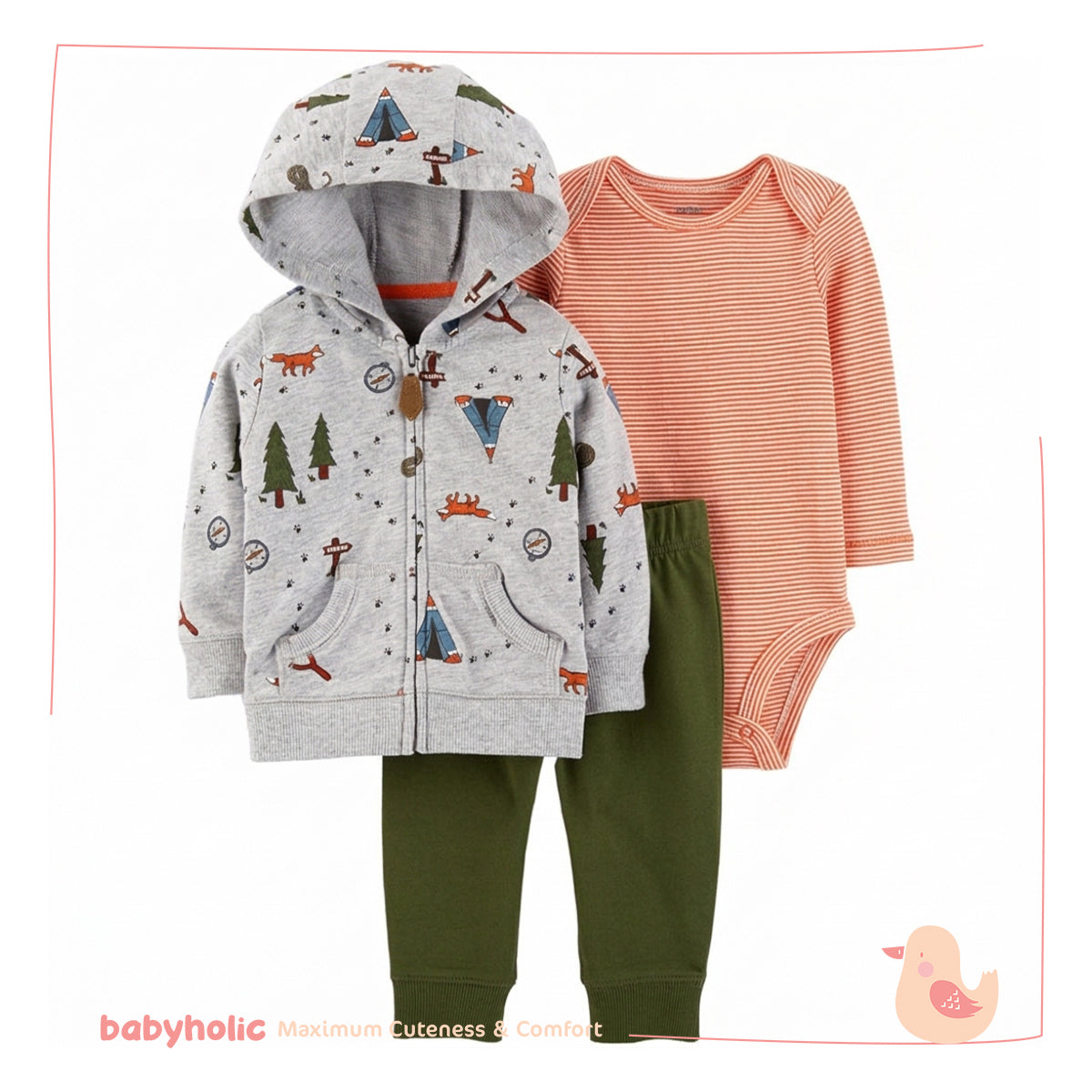 3-Piece Fleece Jacket Set