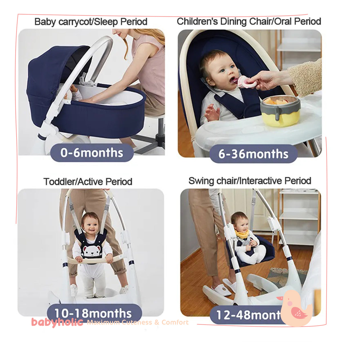 4 in 1  Baby Chair