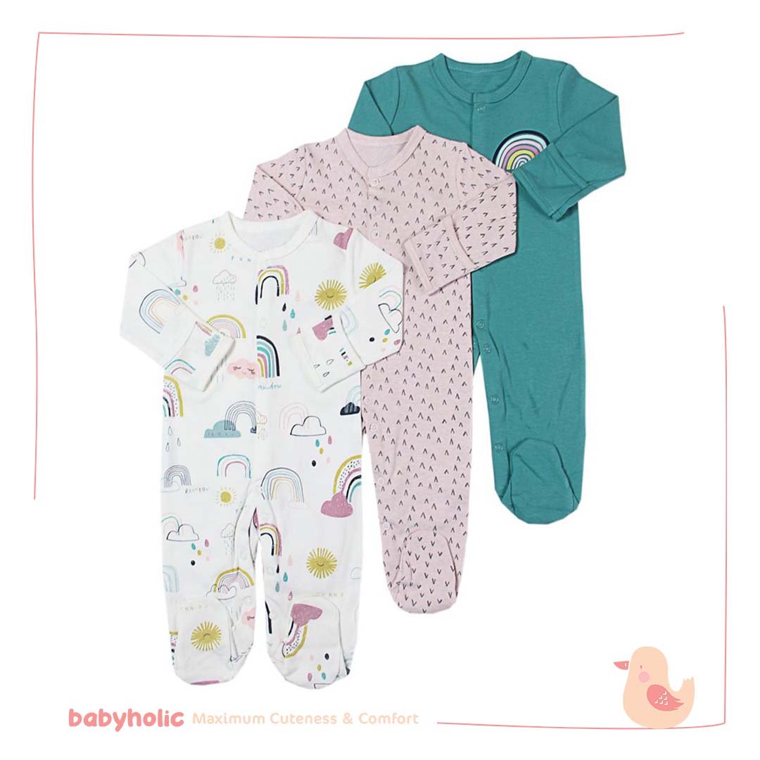 Cotton Overall Set of 3 PCS