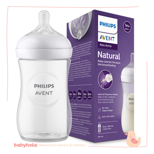 Avent Feeding Bottles 1m+ 9oz/260ml