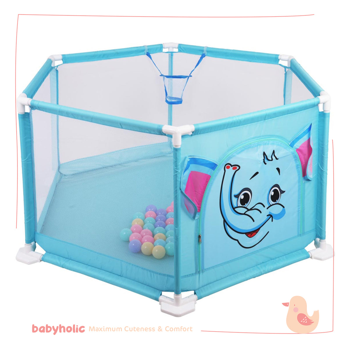 Fence for children with balls