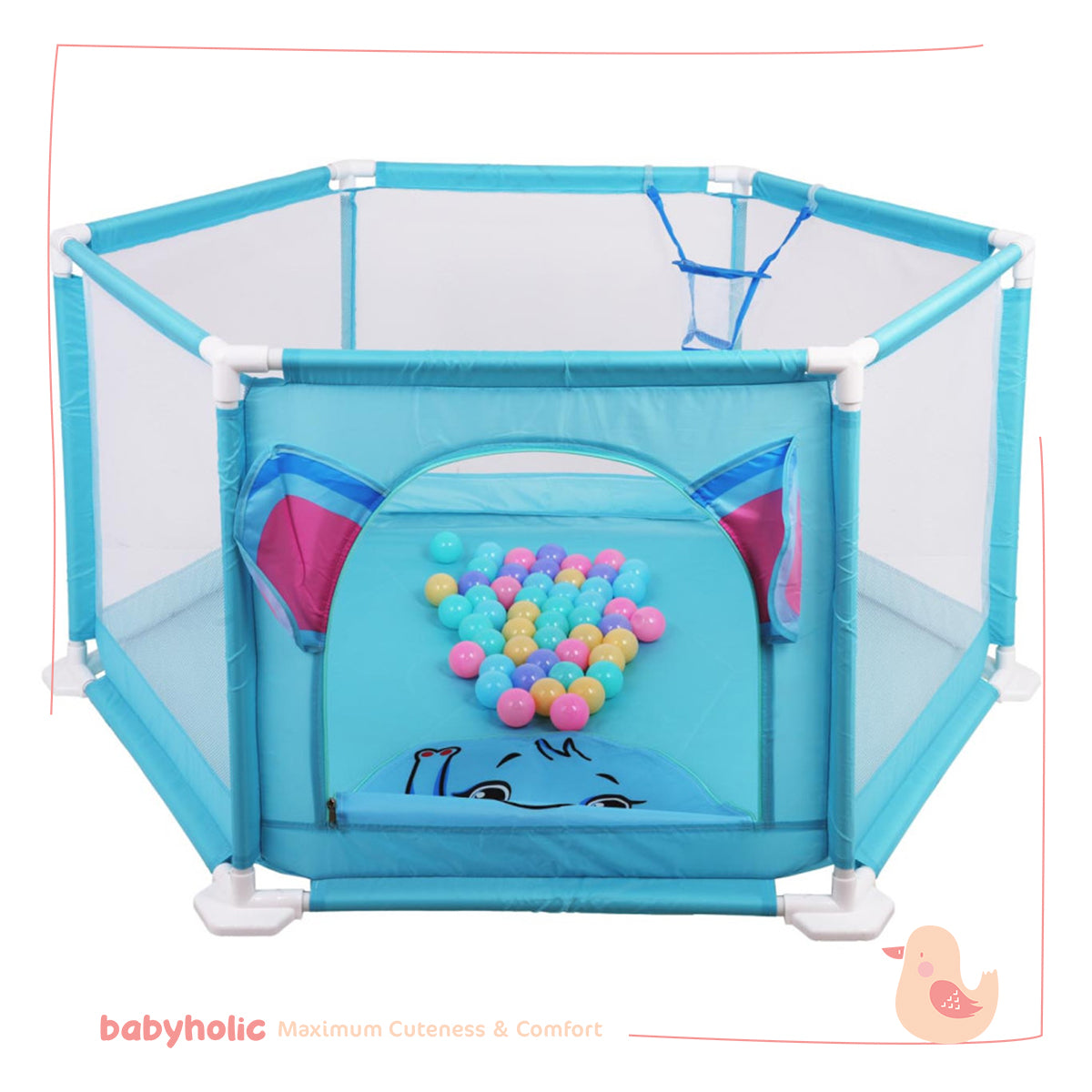 Fence for children with balls