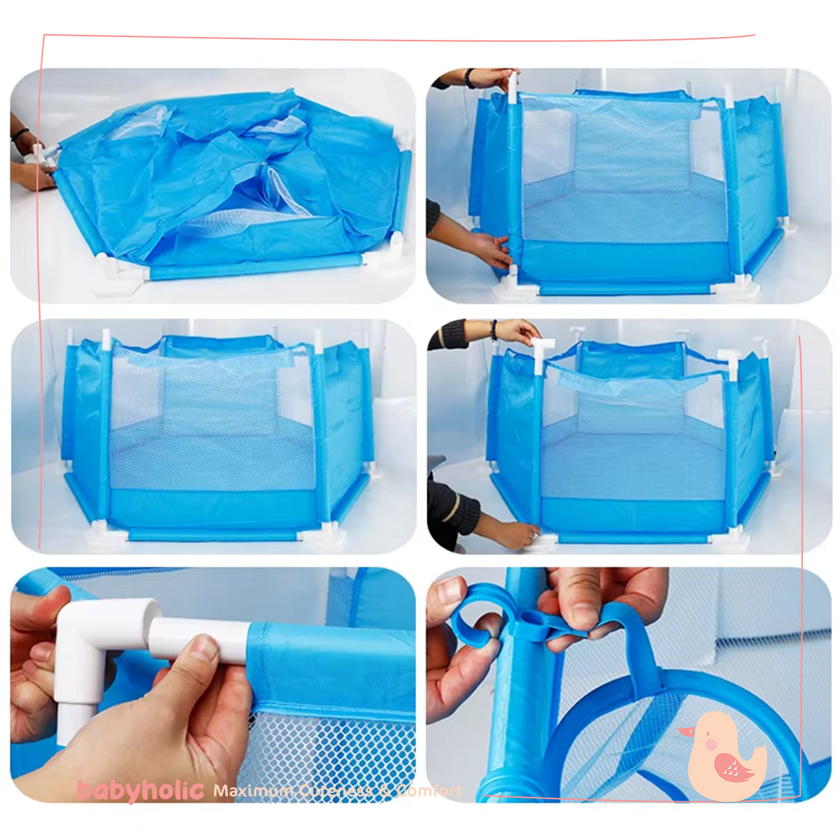 Fence for children with balls