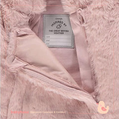Hooded fur Overall
