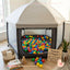 Playpen for children with balls