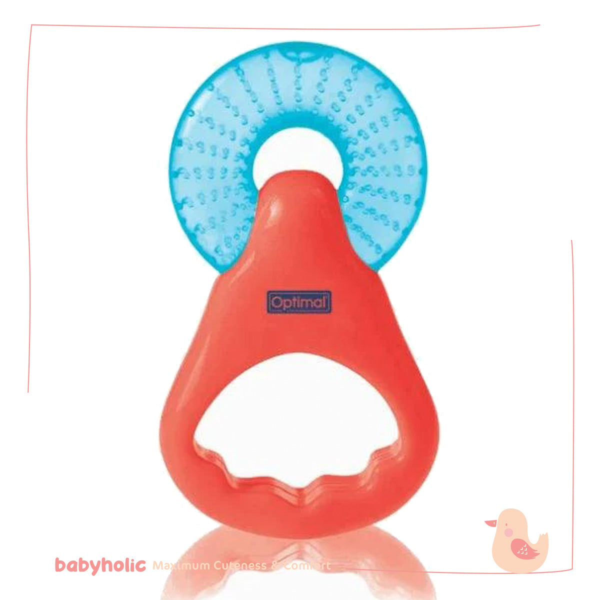 Optimal Teether Water-Filled With Plastic Handle 4m+