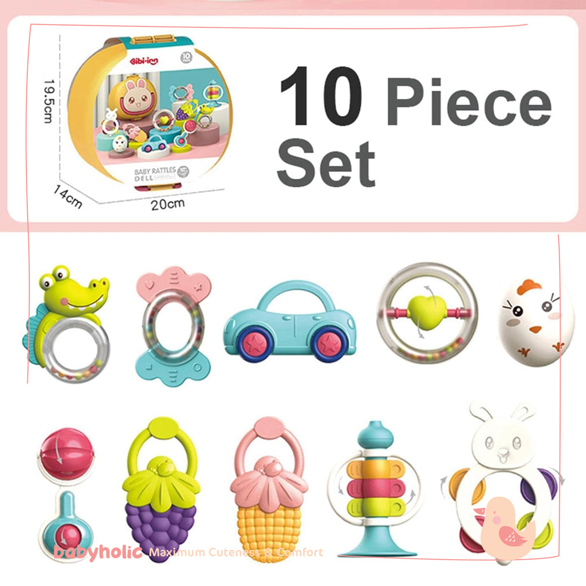 Baby Rattle Toy Set