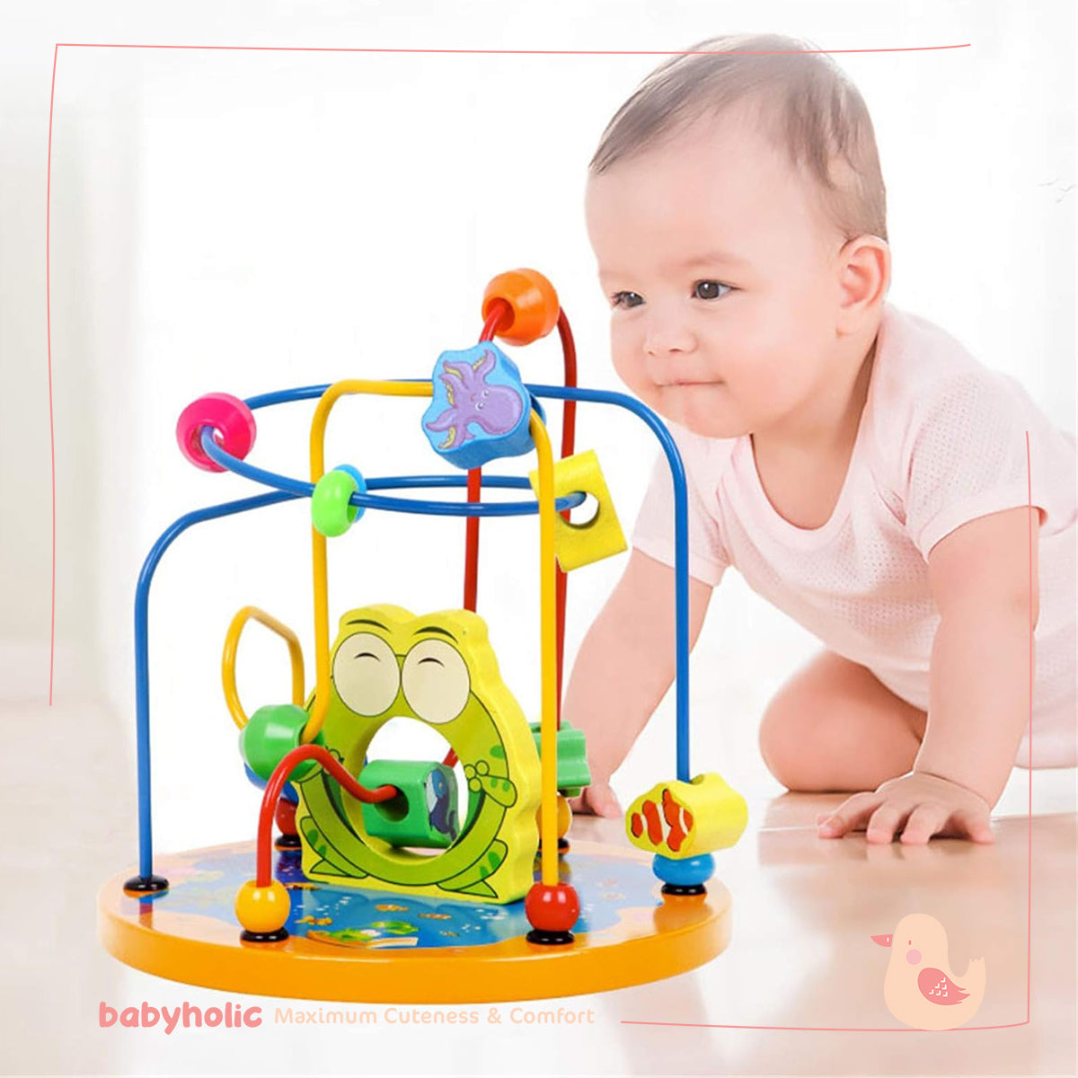 Wooden Activity Cube 8 in 1