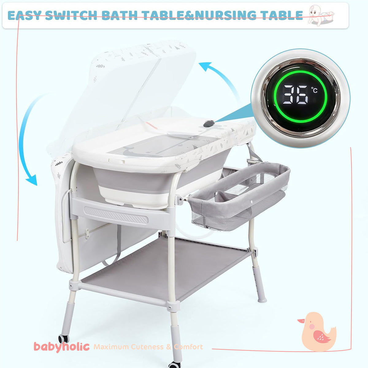 Baby Bath & Changing Table