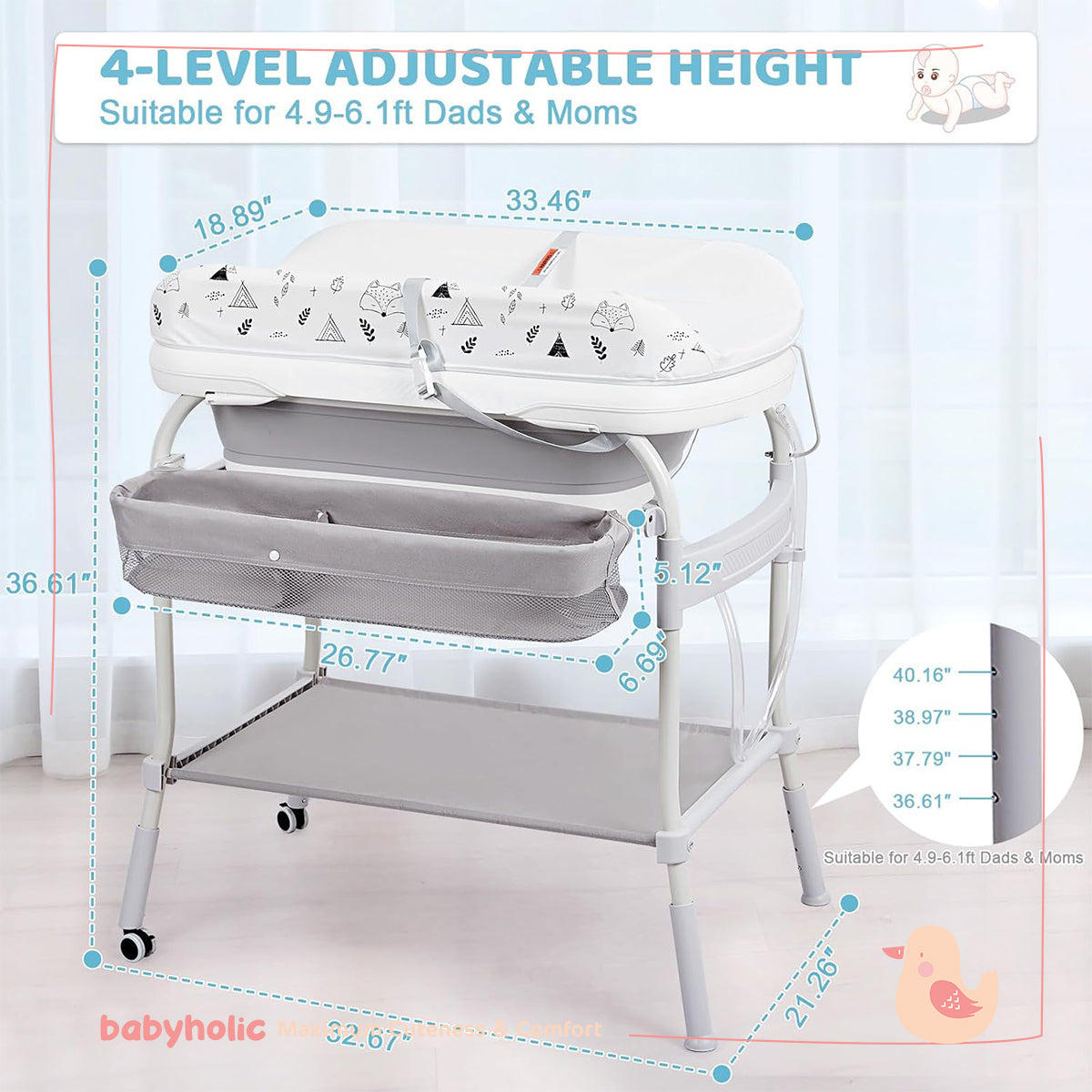 Baby Bath & Changing Table