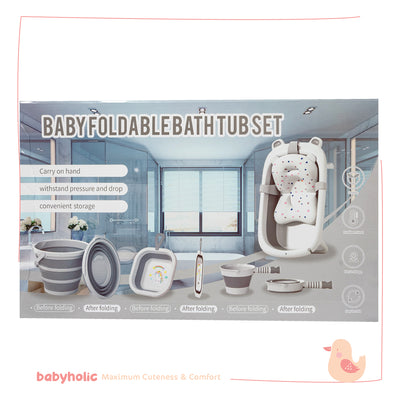 Baby Foldable Bathtub set