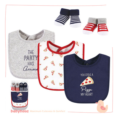 Baby Bibs & Socks Set