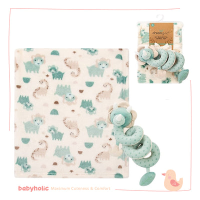 Baby Fleece Blanket with Toy