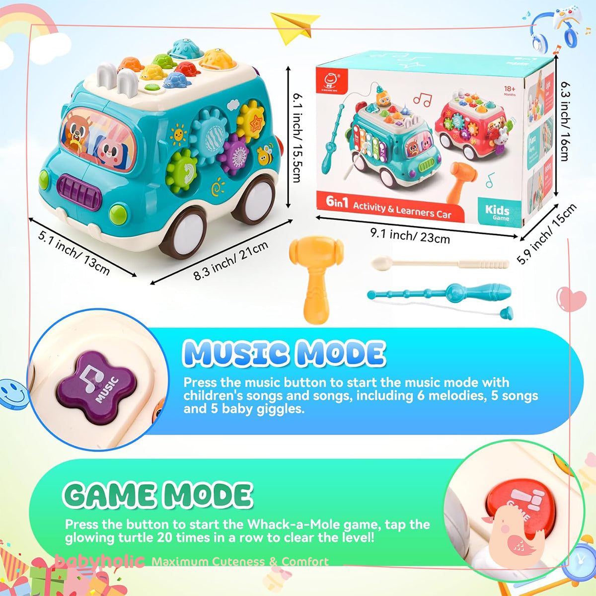 Musical Bus Toy