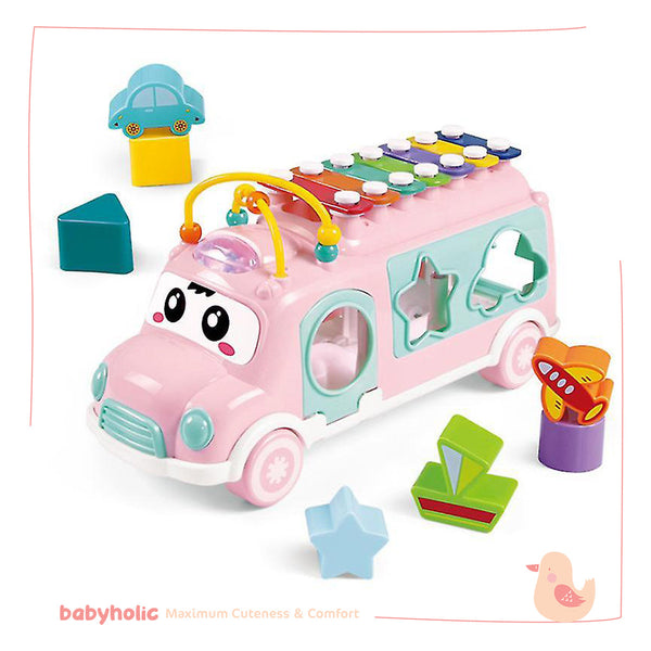 Bus Activity Cube 5 in 1