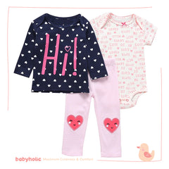 3-Pcs Clothing Set