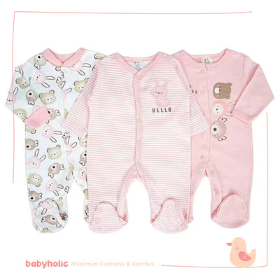 Cotton Overall Set of 3 PCS