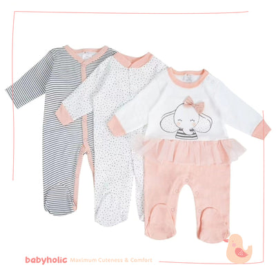 Cotton Overall Set of 3 PCS