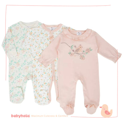 Cotton Overall Set of 3 PCS
