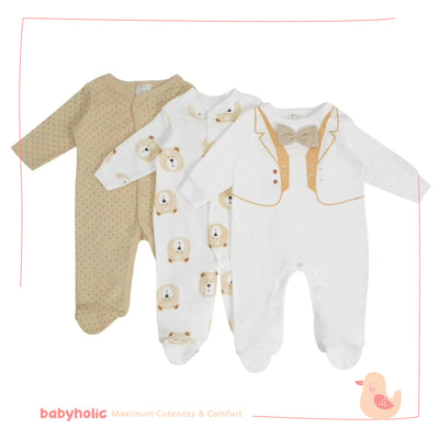 Cotton Overall Set of 3 PCS