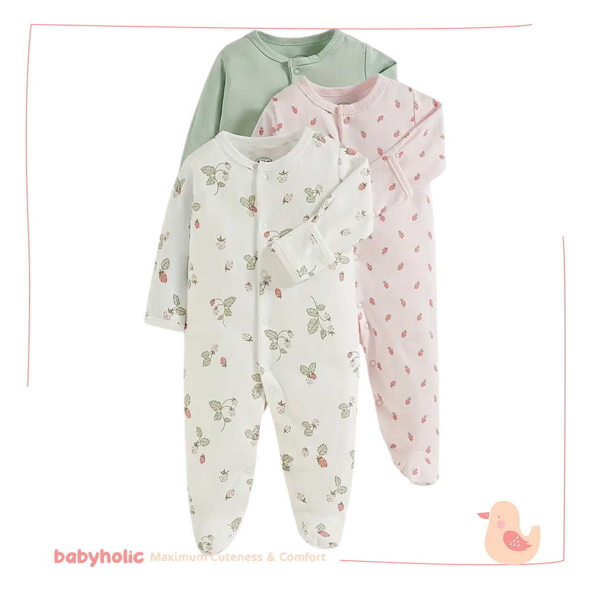Cotton Overall Set of 3 PCS