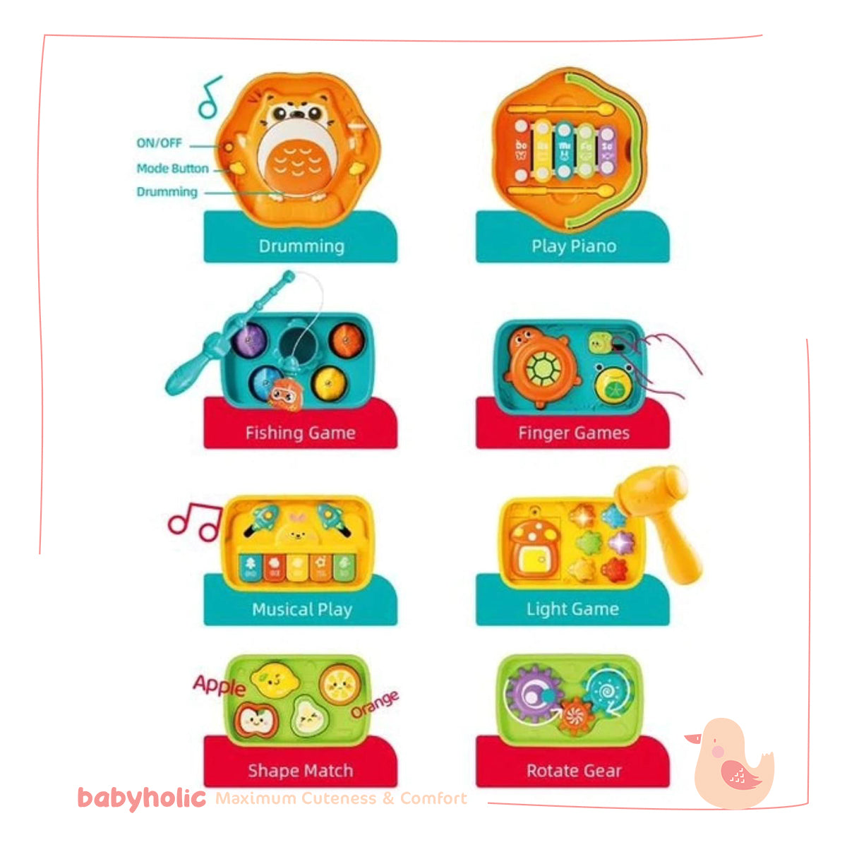 Musical Cube Play 8 in 1